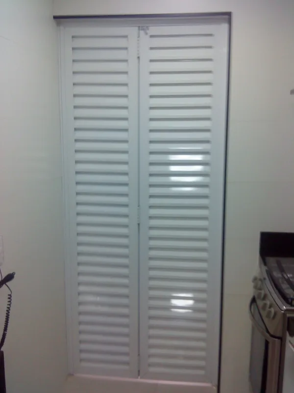Porta Camarão de Alumínio - Atual Esquadrias